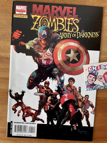 Comic Set - Marvel Zombies Vs Army Of Darkness Suydam
