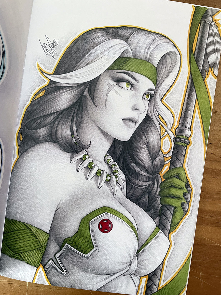 Sketchbook - Blend 5 Warren Louw Invisible Woman Signed