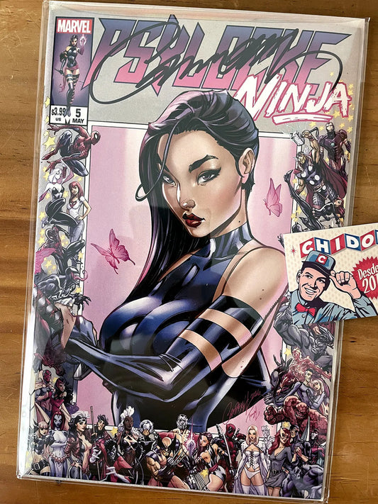 Comic - Psylocke Ninja #5 Scott Campbell Cover B Firmada Coa