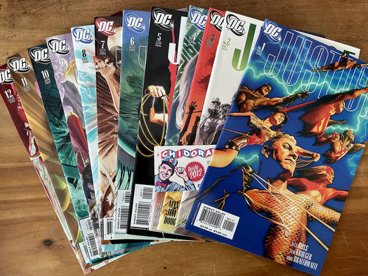 Comic Set - Justice Set Completo Alex Ross Batman Superman