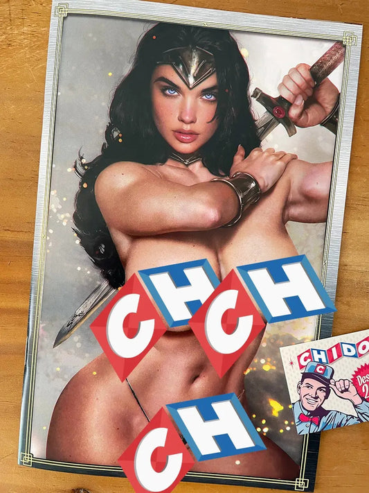 Comic - Power Hour Preview 3 Wonder Woman Shikarii Topless