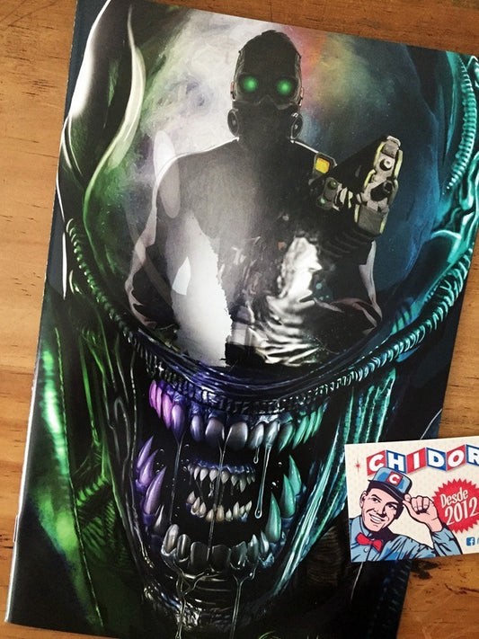 Comic - Alien #1 Greg Horn Variant Virgin Aliens Punisher