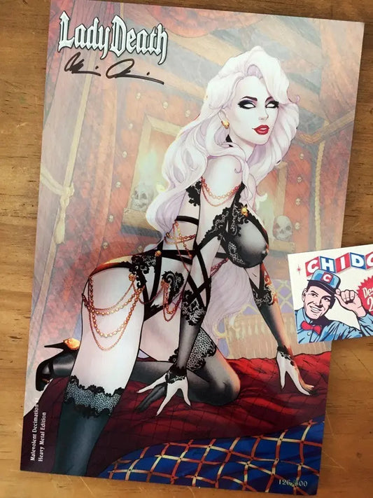 Comic - Lady Death Malevolent Decimation Heavy Metal Edition