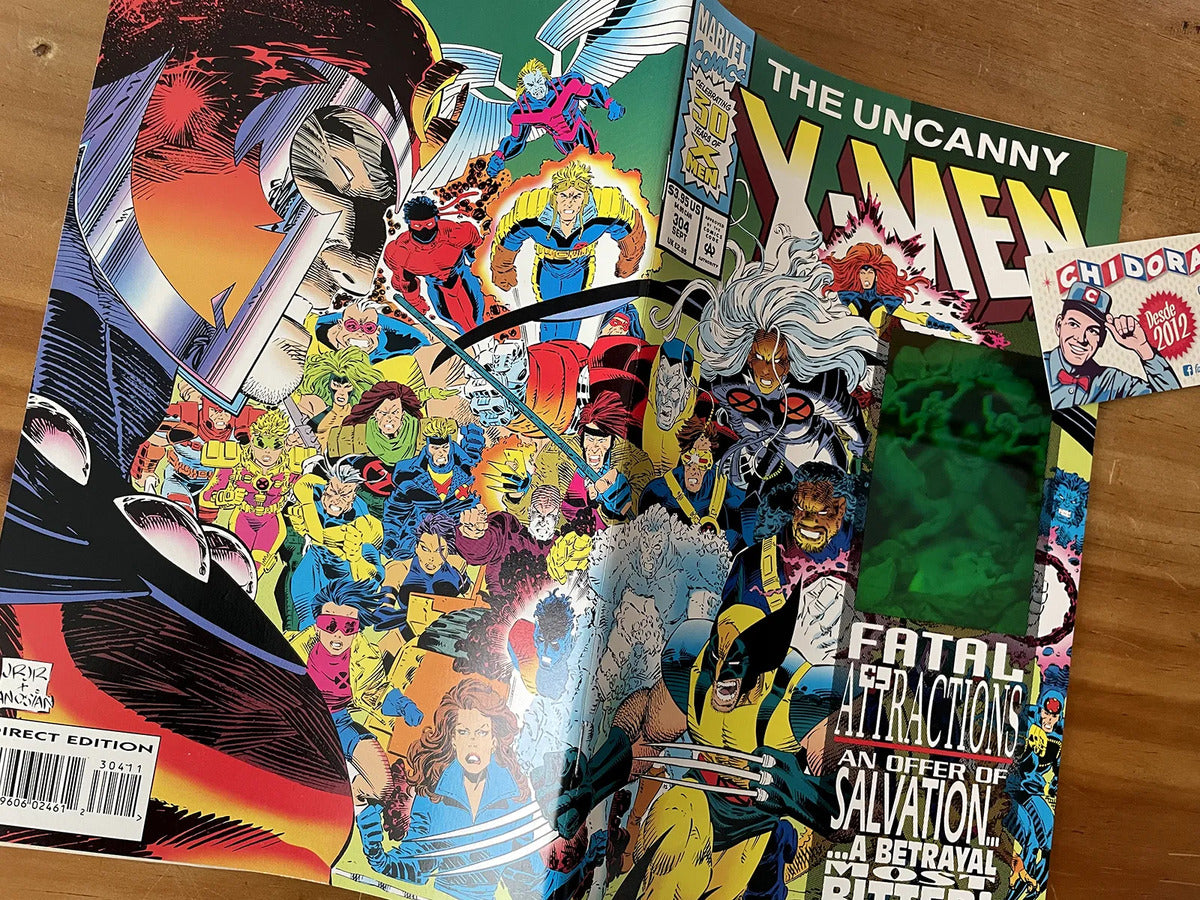 Comic - Uncanny X-men #304 Fatal Attractions Hologram Cover