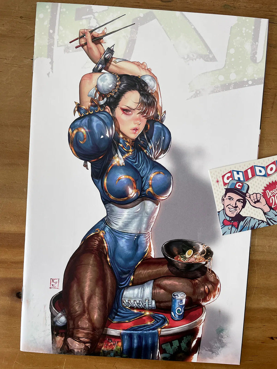 Comic - Street Fighter #1 Chun Li Eom Variant White Cover