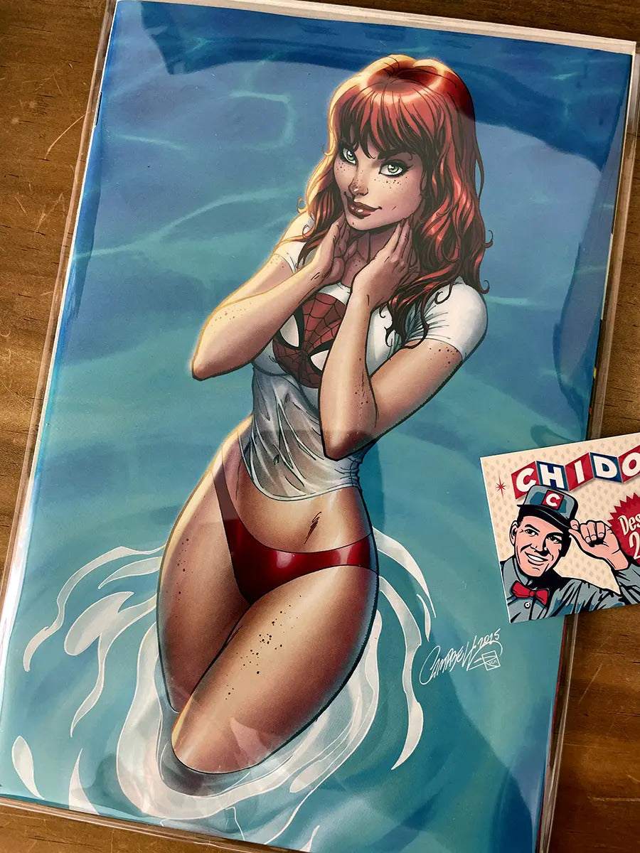 Comic Set - Marvel Swimsuit Special Campbell Virgin Rogue Mj