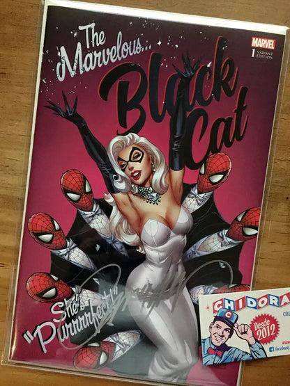 Comic - Black Cat #1 Cover E Torment Campbell Sexy Coa