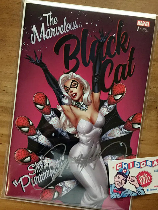 Comic - Black Cat #1 Cover E Torment Campbell Sexy Coa