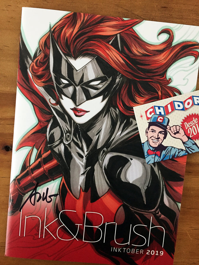 Sketchbook - Ink & Brush Inktober 2019 Artgerm Firmado