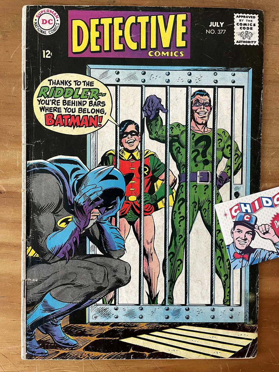 Comic - Detective Comics #377 Novick Batman Robin 1968
