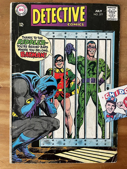 Comic - Detective Comics #377 Novick Batman Robin 1968