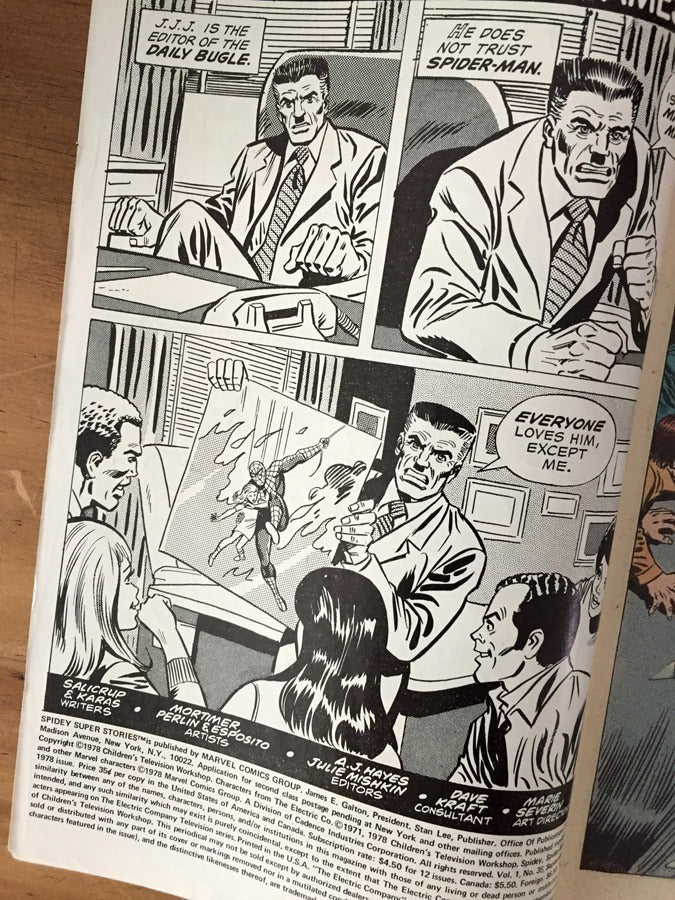 Comic - Spidey Super Stories #35 1978 Mary Jane