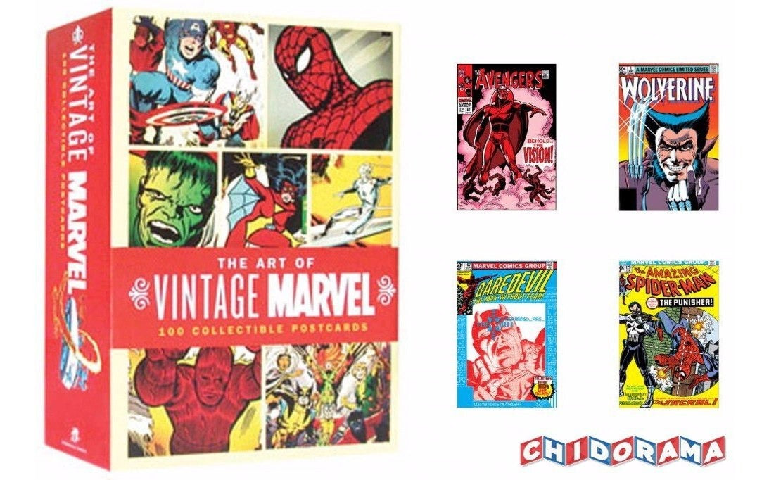Libro - Art Of Vintage Marvel 100 Postales Spider-man Comics