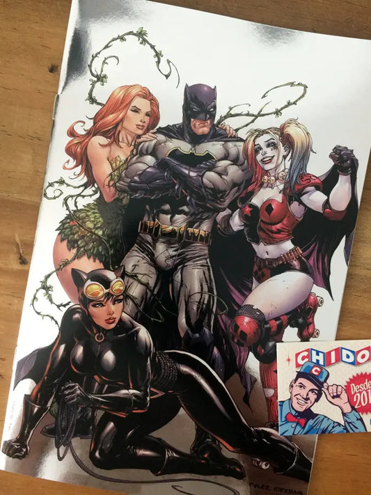 Comic - Batman Rebirth #1 Kirkham Foil Harley Scott Snyder