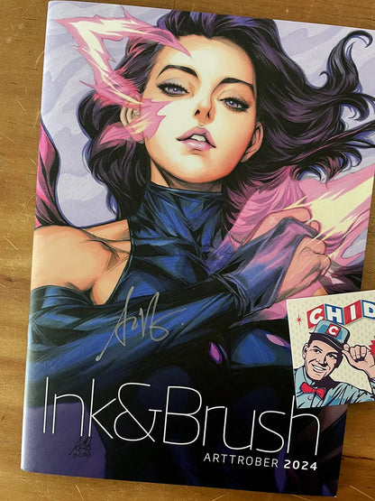 Sketchbook - Artgerm Ink & Brush Arttrober 2025 Firmado