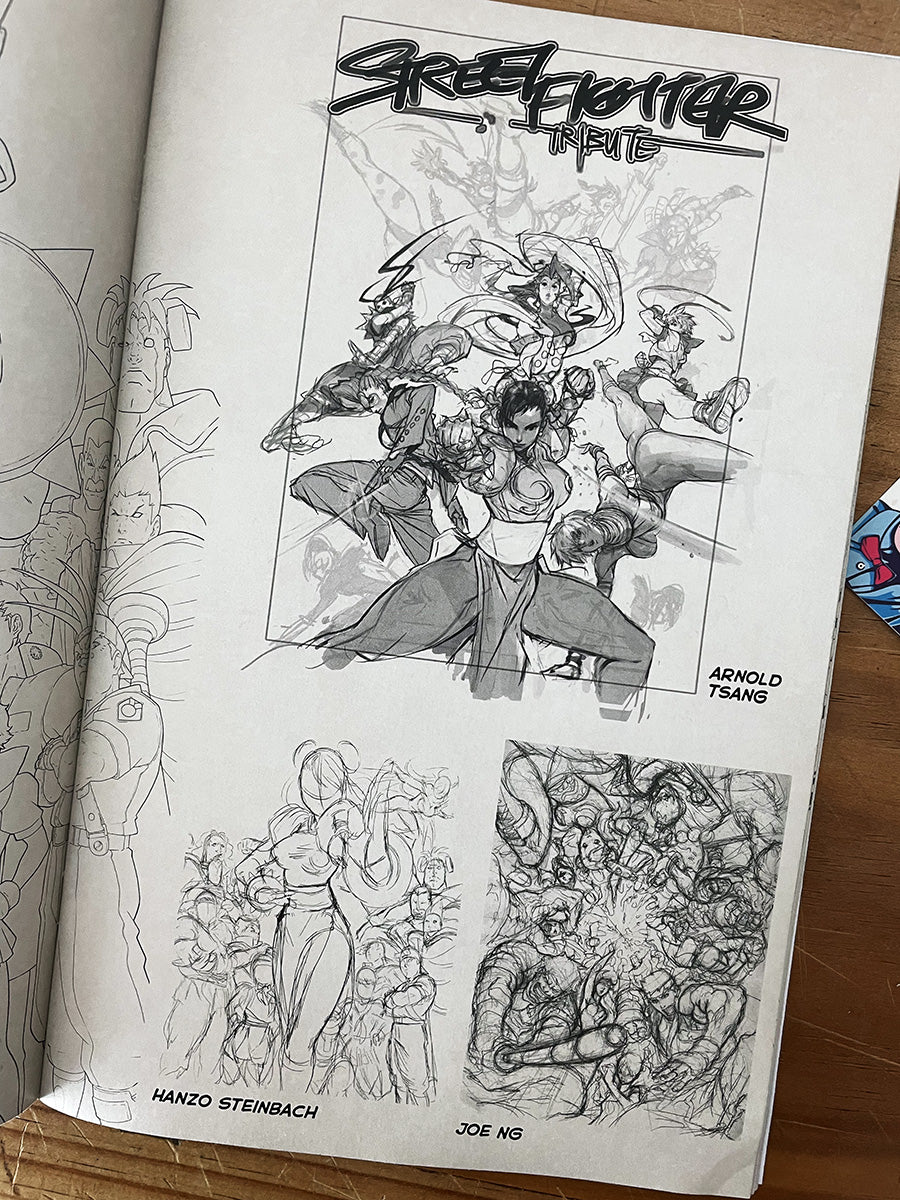 Comic - Udon X Capcom Sk Etch Book Alpha #1 Blank Variant Vf