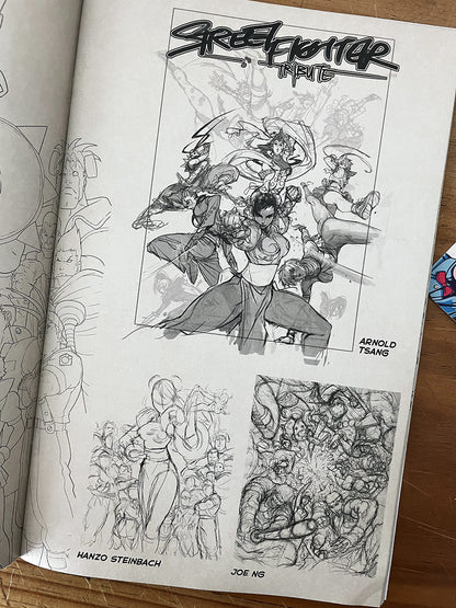 Comic - Udon X Capcom Sk Etch Book Alpha #1 Blank Variant Vf