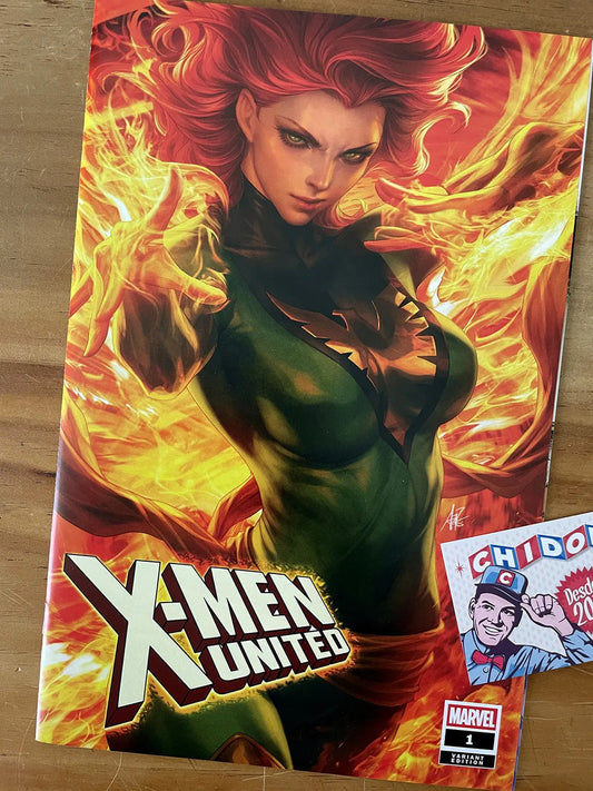 Comic - X-men United #1 Phoenix Jean Grey Artgerm Variant