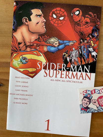 Comic - Superman Spider-man #1 Giuseppe Camuncoli Civil War