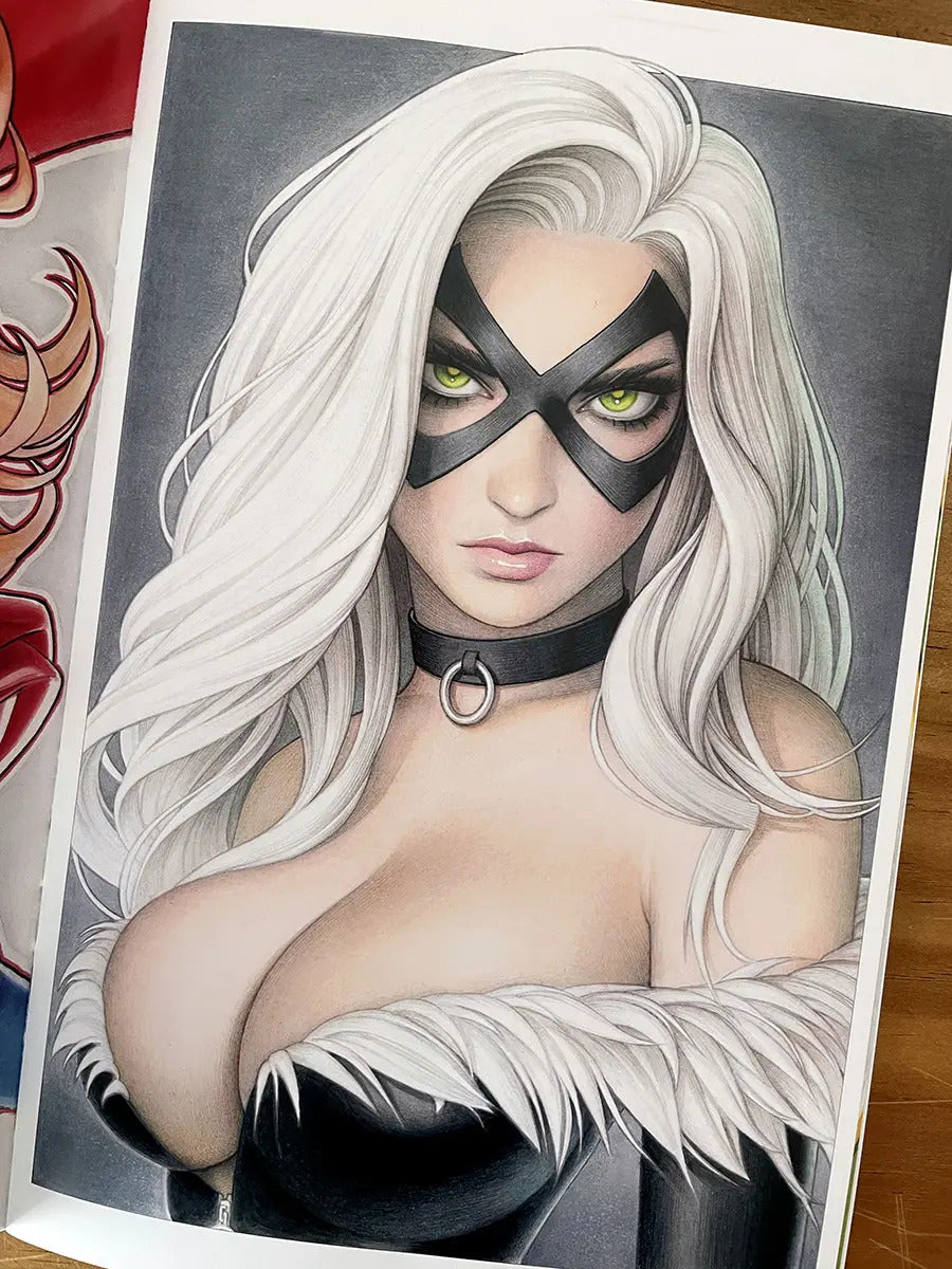 Sketchbook - Blend 5 Warren Louw Invisible Woman Signed
