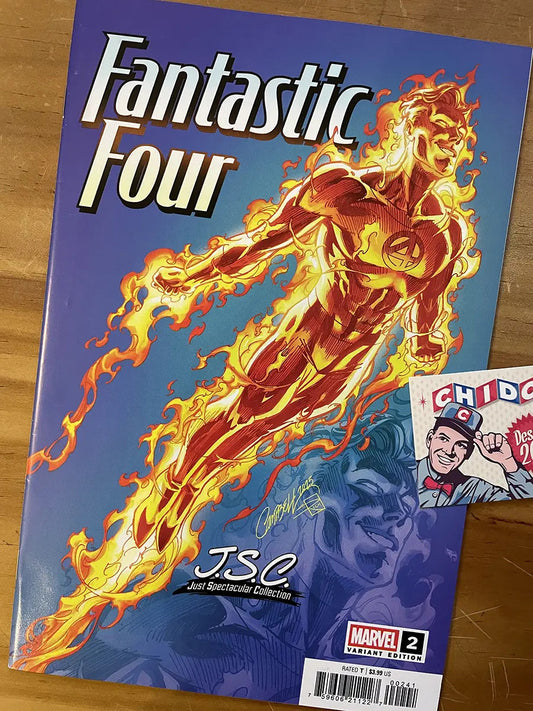 Comic - Fantastic Four #2 Scott Campbell Human Torch Variant