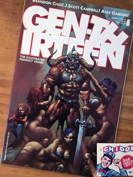 Comic - Gen 13 #1 Heavy Metal Variant Scott Campbell