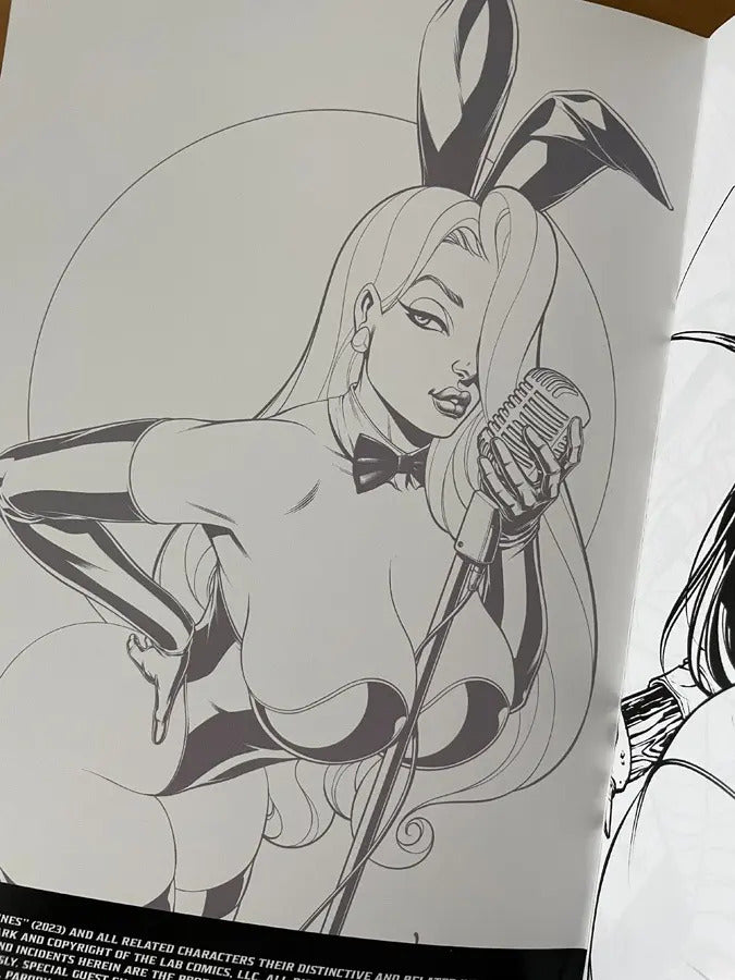 Sketchbook - Tight Lines Varese Sexy Firmado Harley Quinn