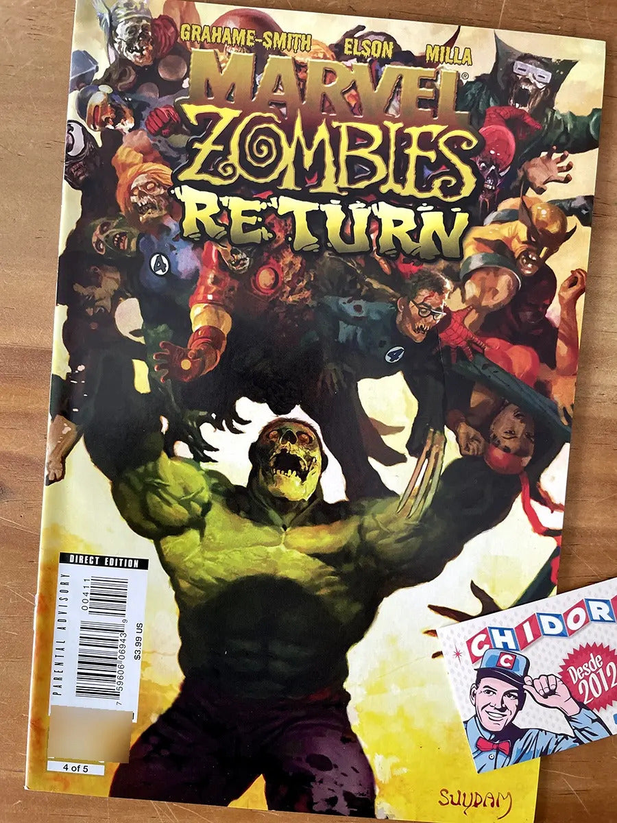 Comic - Marvel Zombies Return #4 Hulk Wolverine Spider-man