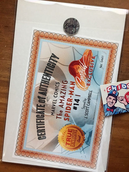 Comic Set - Amazing Spider-man #14 Scott Campbell Firmado Mj