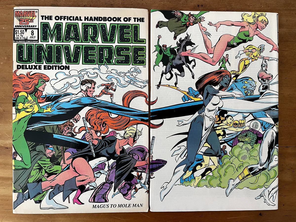 Comic Set - Marvel Universe John Byrne X-men Spider-man