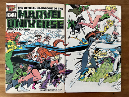 Comic Set - Marvel Universe John Byrne X-men Spider-man