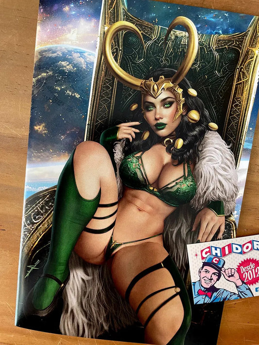 Comic - Peyton Blue Woman Of War Sidney Augusto Loki Nice