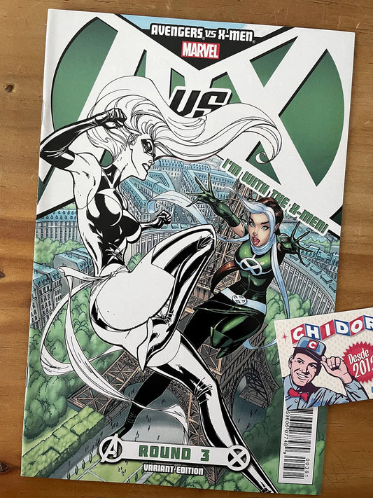 Comic - Avengers Vs X-men Avsx #3 Campbell Rogue Cpt Marvel2