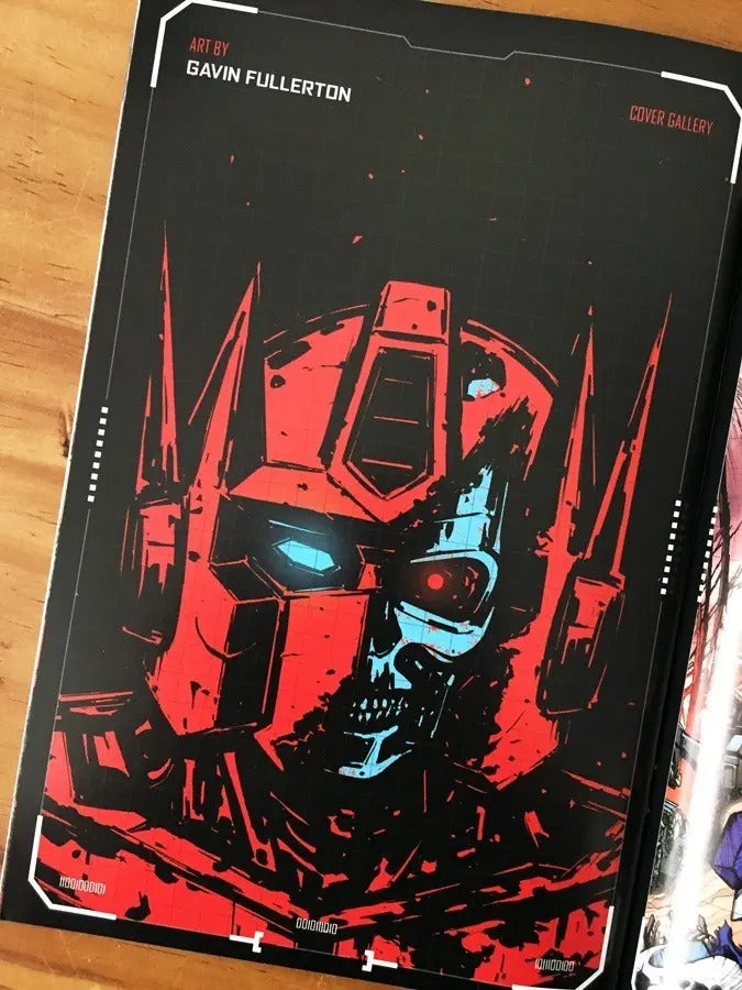 Comic - Transformers Vs Terminator 1 Alan Quah T-800 Optimus