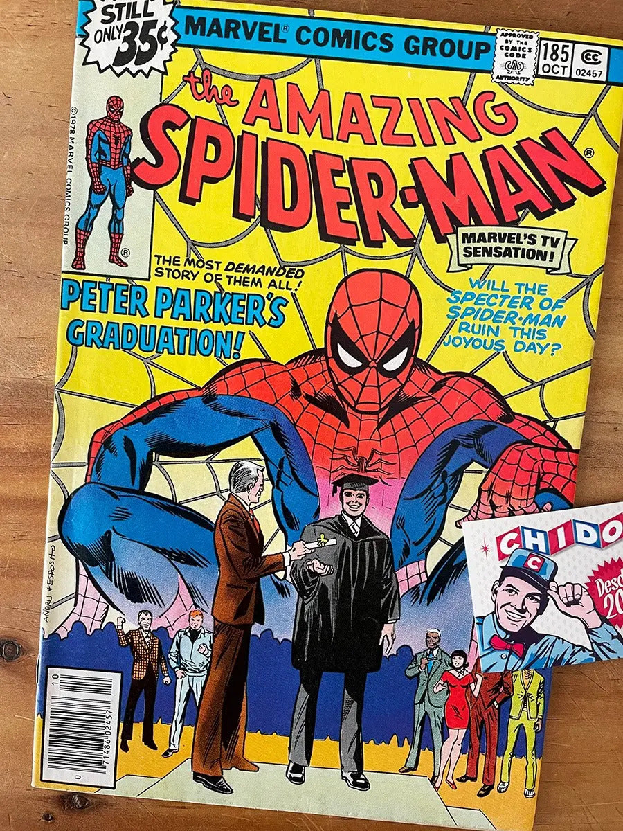 Comic - Amazing Spider-man #185 Ross Andru Green Goblin
