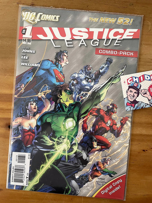 Comic - Justice League #1 Combo Pack Jim Lee Bolsa Sellada