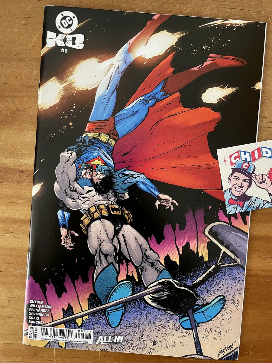 Comic - Dc Ko #5 Warren Johnson Superman Batman Lucha Libre