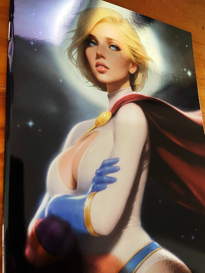 Comic - Power Girl #1 Will Jack Foil Power Girl Sexy Virgin