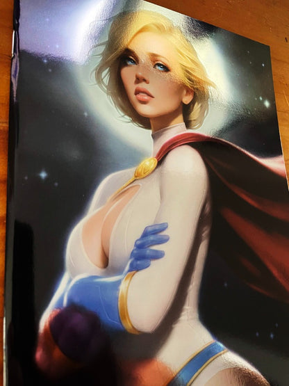 Comic - Power Girl #1 Will Jack Foil Power Girl Sexy Virgin