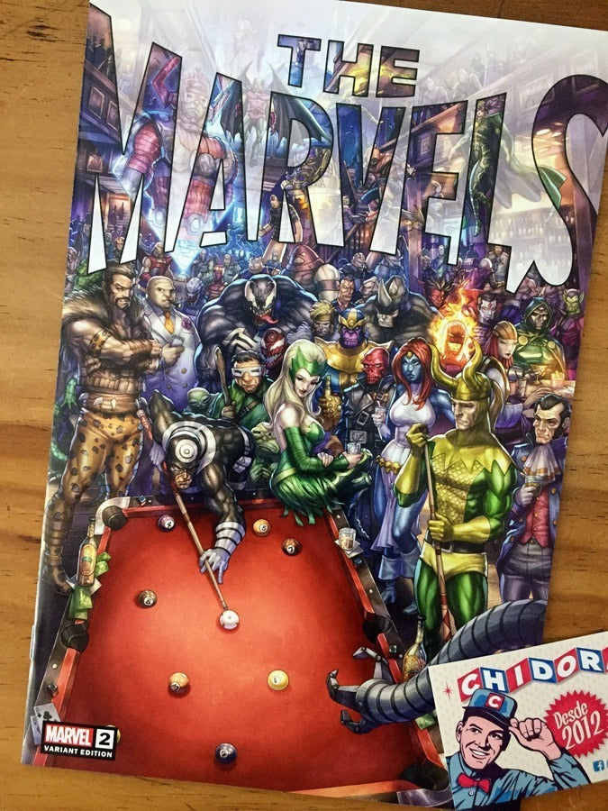 Comic Set - The Marvels #1 #2 #3 Alan Quah Variants Ross