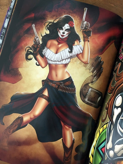 Libro - Art Of La Muerta Khamunaki Debalfo Ebas Lady Death