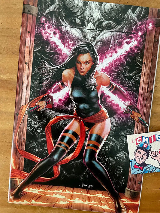 Comic - Hellions #1 Anacleto Psylocke Virgin Variant