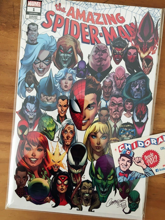 Comic Set - Amazing Spider-man #1 Scott Campbell Spiderverse