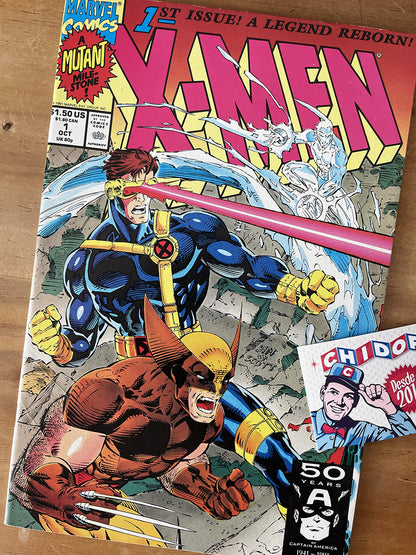 Comic Set - X-men #1 Jim Lee Set Connecting Completo Jean