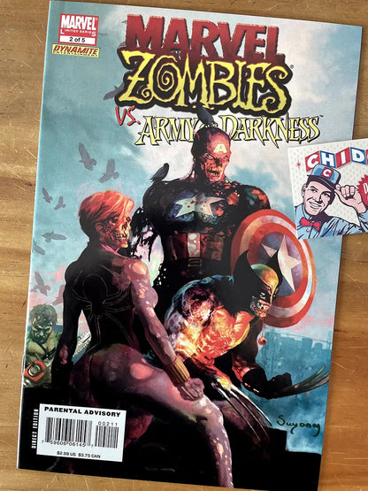 Comic Set - Marvel Zombies Vs Army Of Darkness Suydam