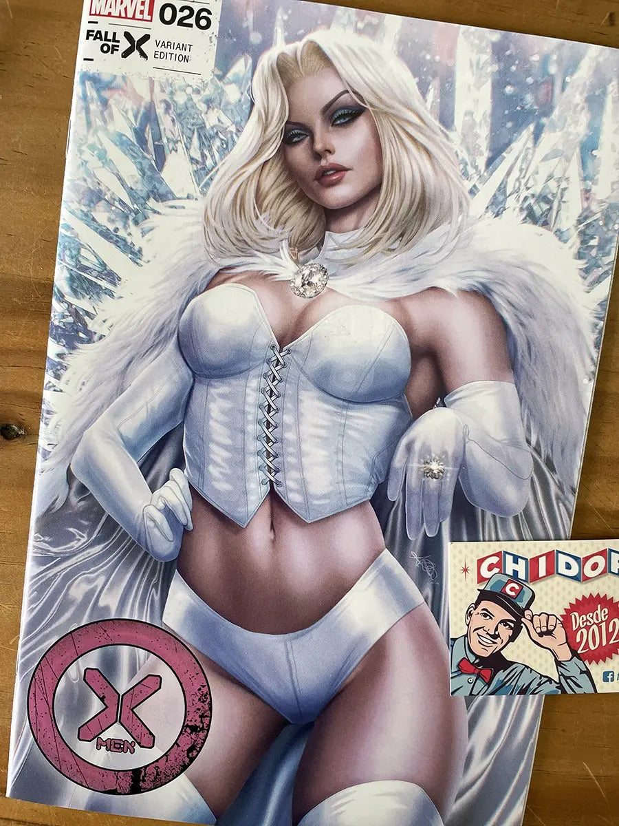 Comic - X-men #26 Ariel Diaz Trade Emma Frost White Queen