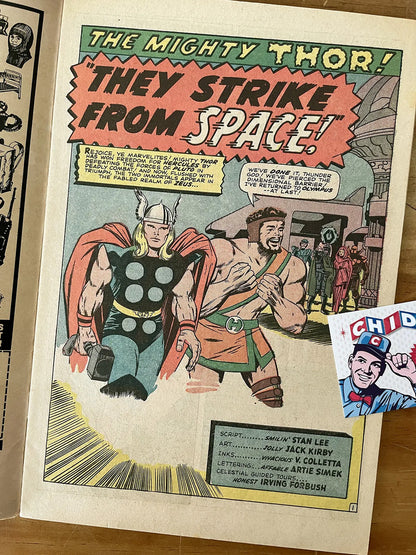 Comic - Mighty Thor #131 Jack Kirby Stan Lee 1966