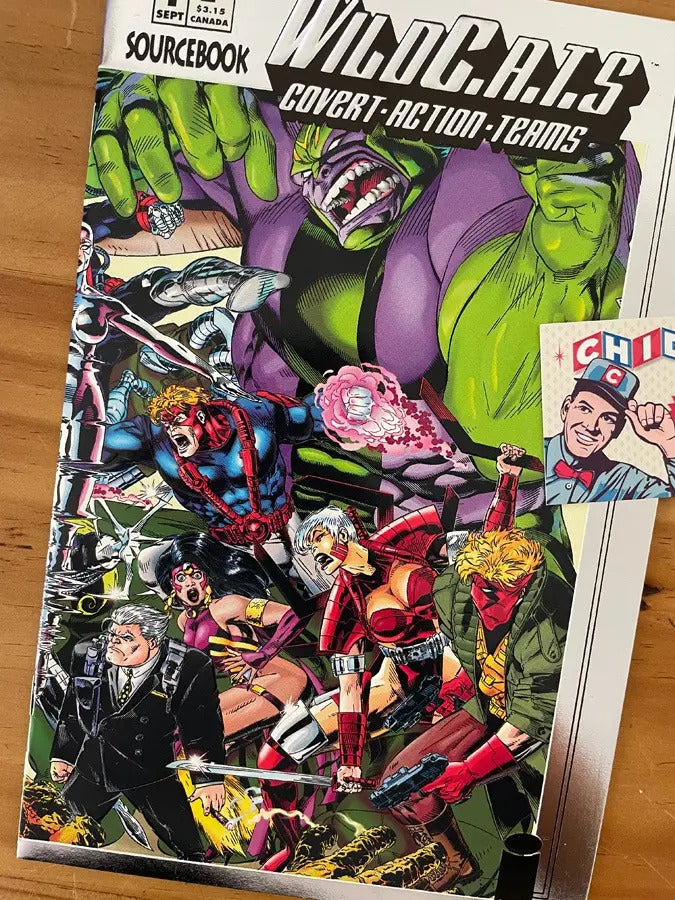 Comic - Wildc.a.t.s. Sourcebook #1 Foil Wildcats