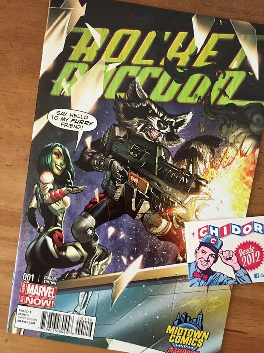 Comic - Rocket Raccoon #1 Scott Campbell Midtown Variant