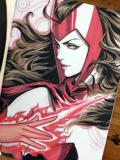 Sketchbook - Ink & Brush Arttrober 2019 Artgerm Firmado